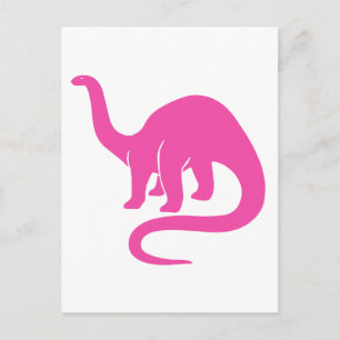 Dinosaurus Kaart - Roze