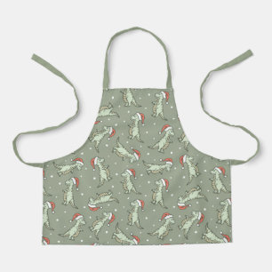 Dinosaurus Kerst Jongen Kerstman Dino T-Rex Salie Schort