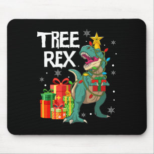 Dinosaurus Kerstboom Pyjama Rex Reptiel Mannen Xma Muismat
