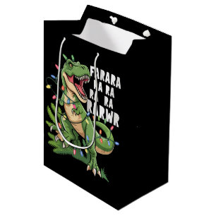Dinosaurus Kerstboom Rex Kerstcadeaus Medium Cadeauzakje