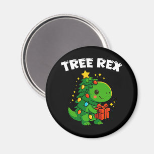 Dinosaurus Kerstboom T-Rex Schattige Dino Kerstfee Magneet