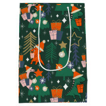 Dinosaurus Kerstfeest Groen