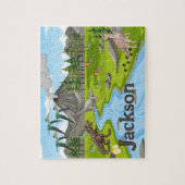Dinosaurus kind naam puzzel  (Verticaal)
