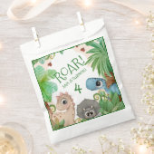 Dinosaurus Kinder 4e Verjaardag Bedankzakje (Geknipt)