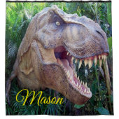 Dinosaurus kinder douchegordijn Mason (Voorkant)