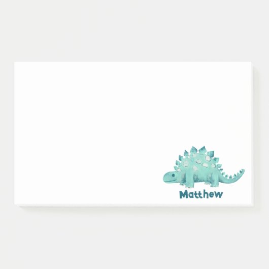 Dinosaurus Kinder naam Post-it® Notes (Voorkant)