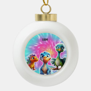 DINOSAURUS KINDER ORNAMENT GEPERSONALISEERD