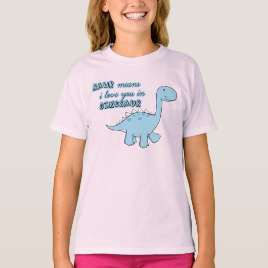dinosaurus kinder t-shirt (Voorkant)