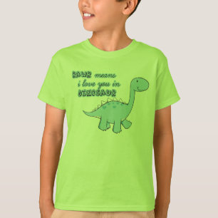 dinosaurus kinder t-shirt in groen!