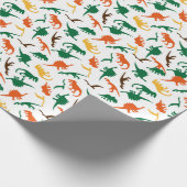 Dinosaurus Kinderen Cadeaupapier (Hoek)