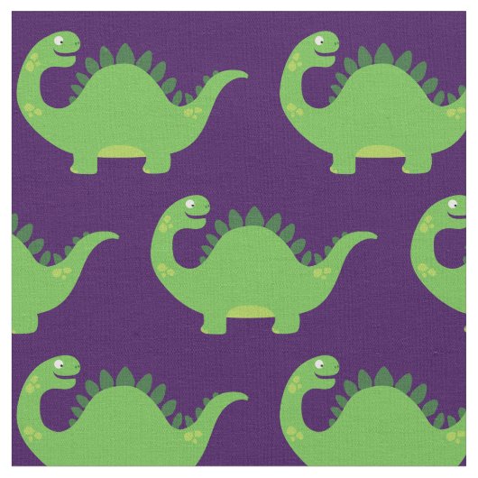 Dinosaurus Kinderen Cute Dino Stof (Close Up)