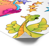 Dinosaurus Kinderen Muur Schildering Poster baby S (Hoek)