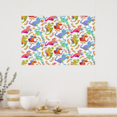 Dinosaurus Kinderen Muurschildering Poster baby Sl (Keuken)