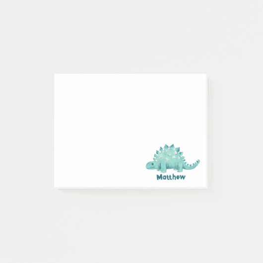 Dinosaurus Kinderen Naam Post-it® Notes (Voorkant)