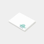 Dinosaurus Kinderen Naam Post-it® Notes (Schuin)