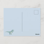 Dinosaurus Kinderen Verjaardagsfeest Uitnodiging (Achterkant)
