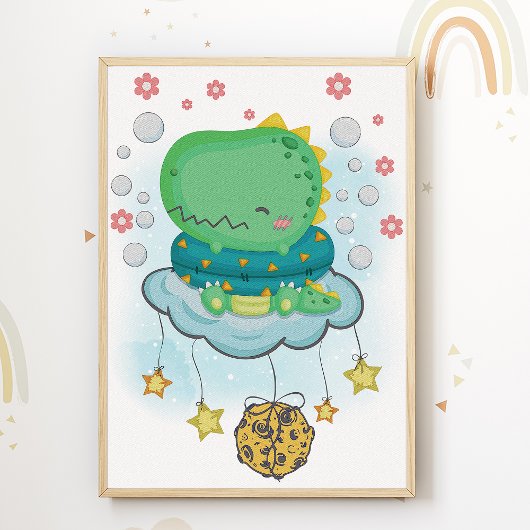 Dinosaurus kinderkamer print Dino kinderkamer post