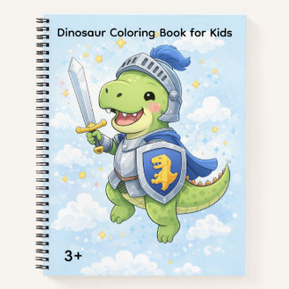 Dinosaurus kleurboek voor kinderen vanaf 3 jaar –  notitieboek