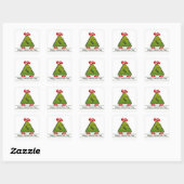 Dinosaurus Koppel Valentijnsticker Vierkante Sticker (Vel)