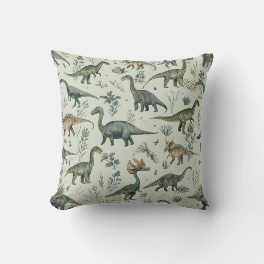 Dinosaurus Kussen | Slaapkamer Accent Accessoires (Voorkant)
