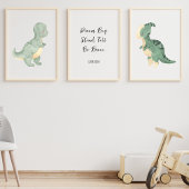 Dinosaurus kwekerij kunst, gepersonaliseerde tekst muurkunst sets