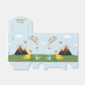 Dinosaurus land/Dino land verjaardagsfeestje Bedankdoosjes (Uitgevouwen)