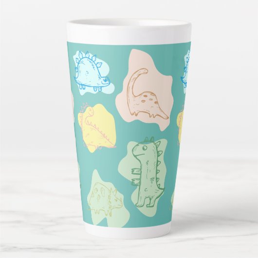 dinosaurus latte mok (Voorkant)