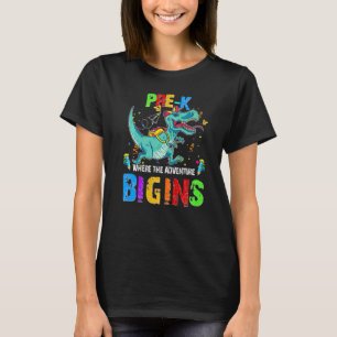 Dinosaurus Leerling Let Op Ik Ga Verpletteren Pre  T-shirt