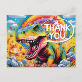 Dinosaurus Leuk Verjaardagsfeest Briefkaart (Voorkant)