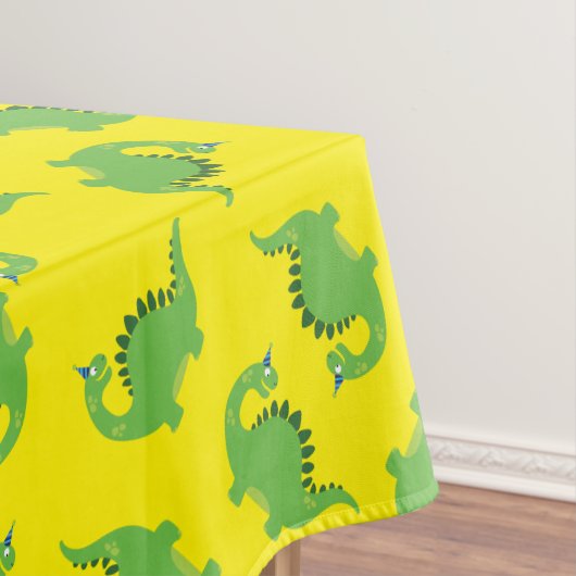 Dinosaurus Leuke Eerste Verjaardag Tafeldoek Tafelkleed (Voorbeeld)