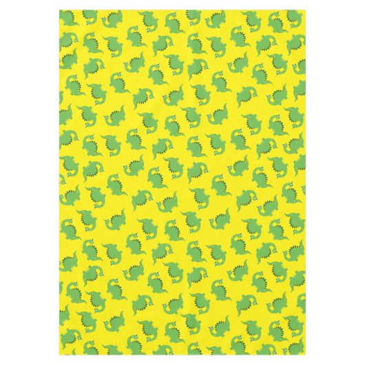 Dinosaurus Leuke Eerste Verjaardag Tafeldoek Tafelkleed (Voorkant)