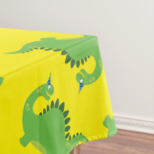 Dinosaurus Leuke Eerste Verjaardag Tafeldoek Tafelkleed (Voorbeeld)