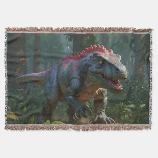 Dinosaurus Leuke Prehistorie Deken (Voorkant)