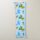 Dinosaurus lichaamskussen (Voorkant Verticaal)