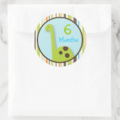 Dinosaurus Lil Dino Maandelijkse mijlpaal Stickers (Tas)