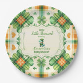 Dinosaurus Lucky Little Shamrock Papieren Bordje (Voorkant)