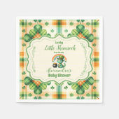 Dinosaurus Lucky Little Shamrock Servet (Voorkant)