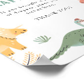 Dinosaurus Luier Raffle Poster (Hoek)