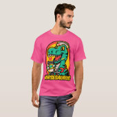 Dinosaurus Medisch Paleontoloog Dokter Fossil T-Re T-shirt (Voorkant volledig)