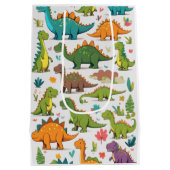 dinosaurus medium cadeauzakje (Achterkant)