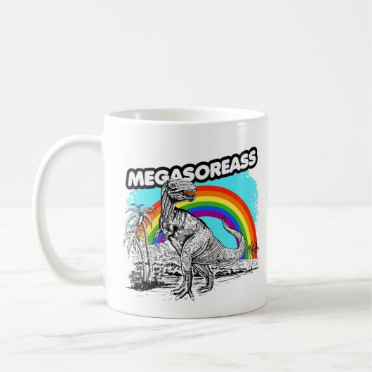 Dinosaurus Megasoreass Koffiemok (Links)