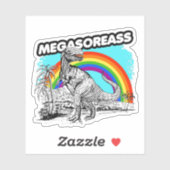 Dinosaurus Megasoreass Sticker (Vel)