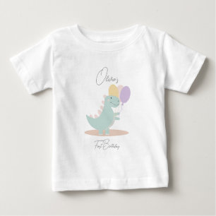 Dinosaurus Meisje Roze Blauw Lila Verjaardagsfeest