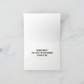 Dinosaurus met ballonnen Dank U Bedankkaart (Binnen)