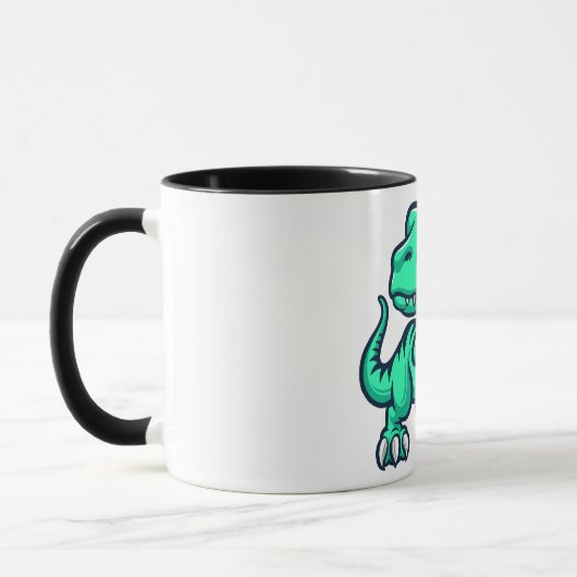 Dinosaurus met eieren mok (Links)