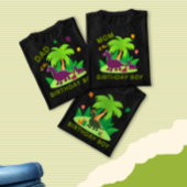Dinosaurus met palmen t-shirt