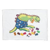 Dinosaurus middendemische snack kussensloop (Voorkant)