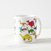 dinosaurus mok, dinosaurus, dinosaurus gift, co koffiemok (Voorkant rechts)