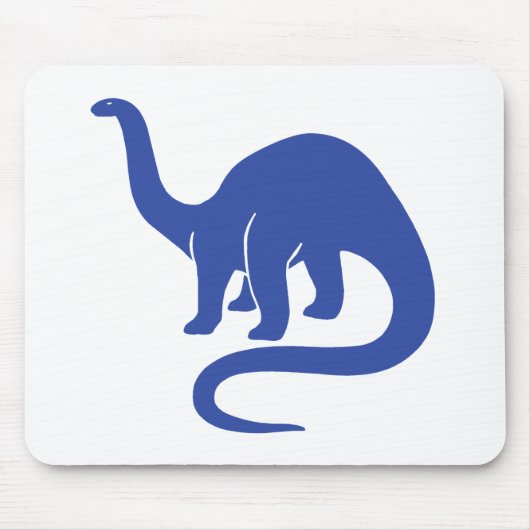 Dinosaurus Mousepad - Blauw Muismat (Voorkant)