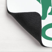 Dinosaurus Mousepad - Groen Muismat (Hoek)